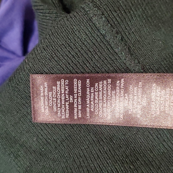 WHBM Hunter Green open mid length cardigan - Picture 11 of 11